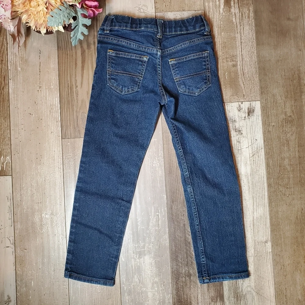 OshKosh B'gosh Dark Wash Skinny Blue Jeans Size 6R Boy NWOT